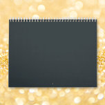 DIY Create your own Foto Wedding Anniversary Gift Kalender<br><div class="desc">Erstellen Sie einen gunmetall grauen, Foto Wandkalender, für den Hochzeitstag Ihrer Eltern, Schwiegereltern, Großeltern, Familie und Freunde. Ein benutzerdefinierter Kalender, der von Ihnen erstellt wurde. Fügen Sie Ihre Lieblingsfotos des Ehepaares über die Jahre hinzu, Fotos, die verschiedene Meilensteine oder wunderschöne Augenblicke ihres gemeinsamen Lebens erfassen, ihre lustigsten Momente, die Fotos,...</div>