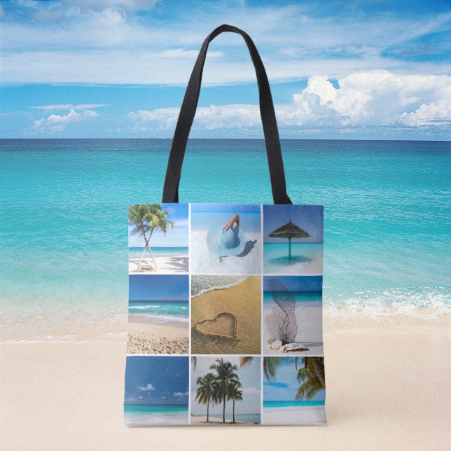 DIY Custom Foto Collage Tasche (DIY Custom Photo Collage Tote Bag)