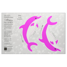 DIY Cut & Sew Plush Pink River Dolphin