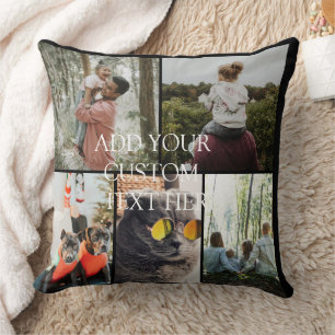 DIY DEIN   FAMILIE Zweiseitiges Familienkissen mit Kissen