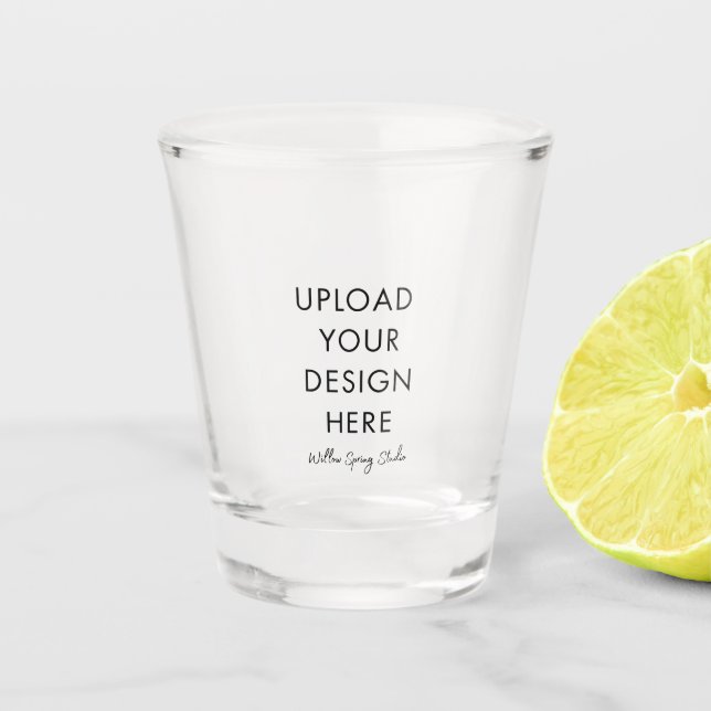 DIY eigenes Design hinzufügen  Schnapsglas (Vorderseite)