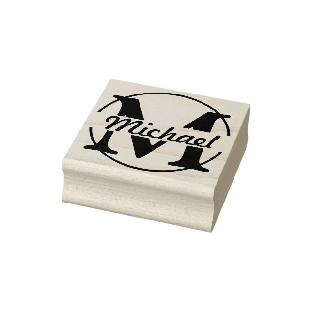 DIY - Einfach Monogramm / Name Gummistempel (Stempel)