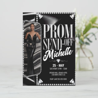 DIY Elegant Prom Foto Abschluss abschicken Einladung