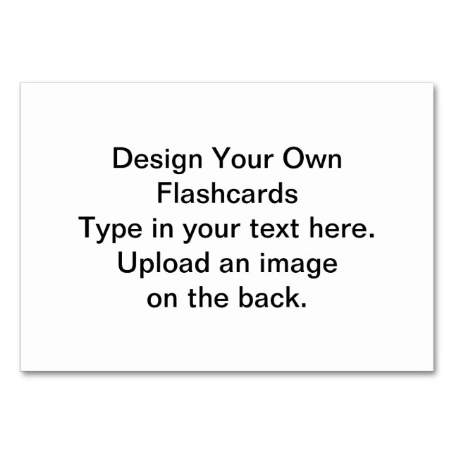 DIY - Entwerfen Sie Ihre eigenen Lesekarten Tischnummer (Vorderseite)