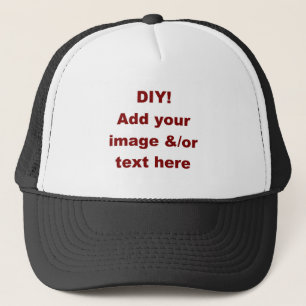 DIY Entwurf Ihr eigenes kundenspezifisches Truckerkappe