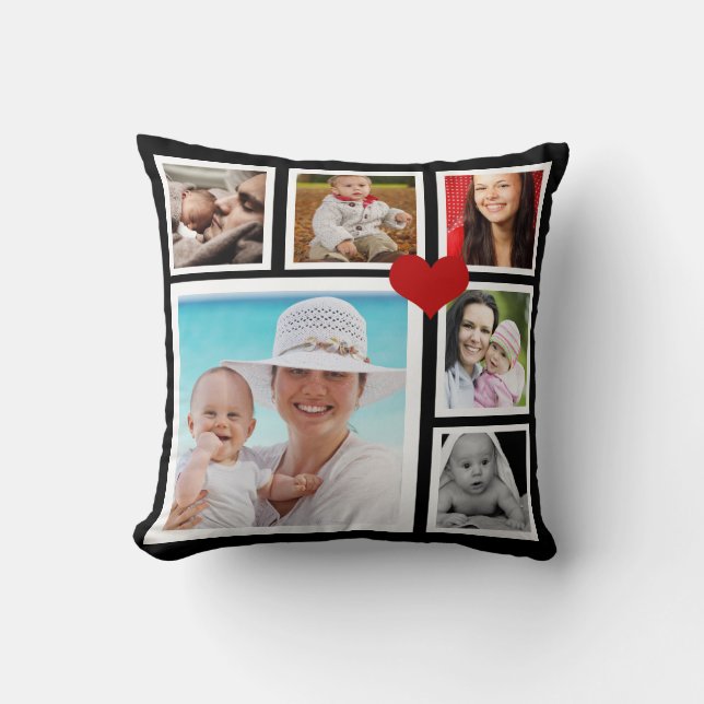 DIY erstellen ein Personalisiertes Vorlagenherz Kissen (Vorderseite)