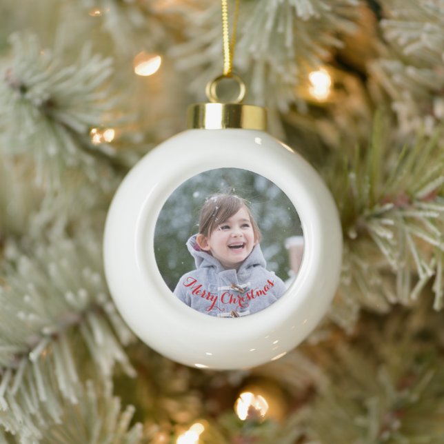 DIY erstellen Sie Ihren eigenen Personalisierten F Keramik Kugel-Ornament (Baum)