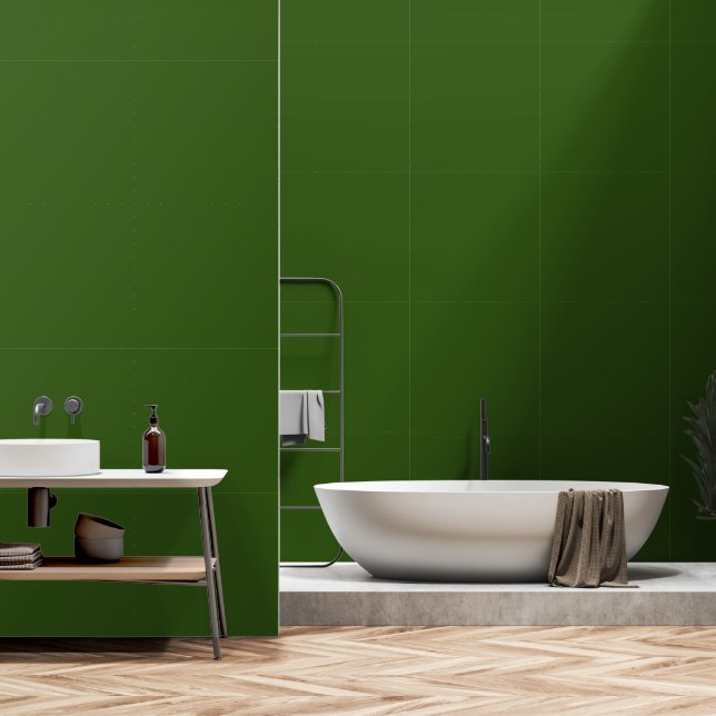 DIY Forest Green Simple Authority® Tapete (Badezimmer)