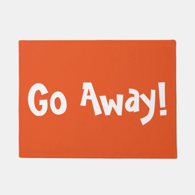 DIY geh weg! Farbe der Doormat/DIY Fußmatte (Vorderseite)