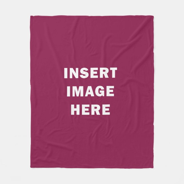 DIY Gewohnheit 50 x 60 Zoll Fleecedecke (Vorderseite)