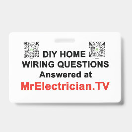 DIY-Hausverkabelungsfragen bei MrElectrician.TV Ausweis