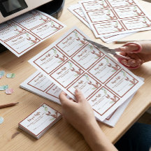 DIY Heim-Druck-Wettbewerbs-Karte für Windeln