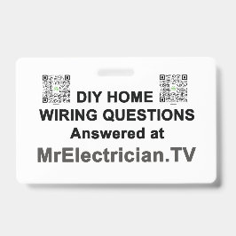 DIY-Heimverkabelungsfragen auf MrElectrician.TV Ausweis