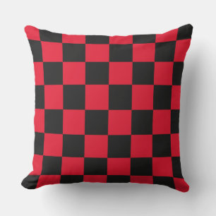 DIY Hintergrundfarbe, Schwarz-Schachbrettmuster Kissen Für Draußen