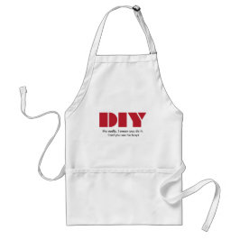 DIY I beschäfy Funny Schürze