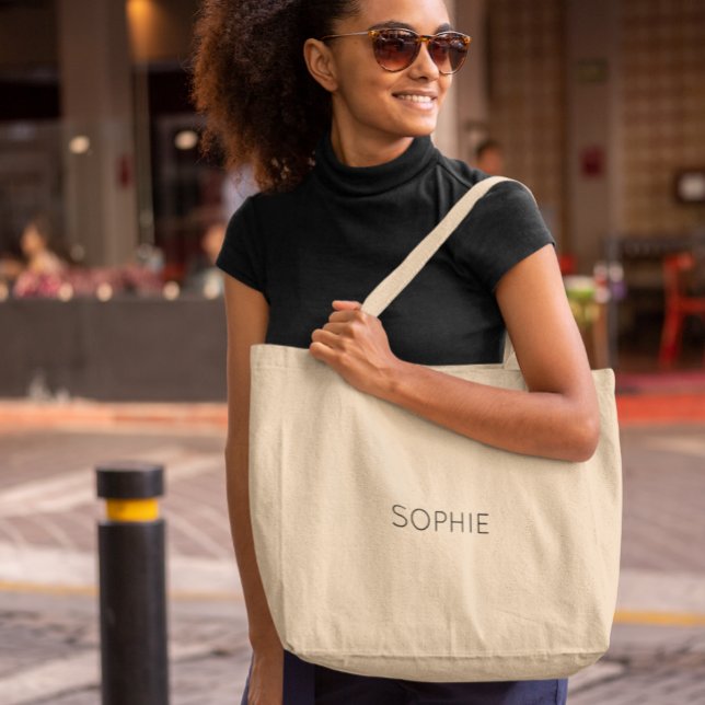 DIY Jumbo Tote Bag | Benutzerdefinierter Text, Nam Stoffbeutel (Von Creator hochgeladen)