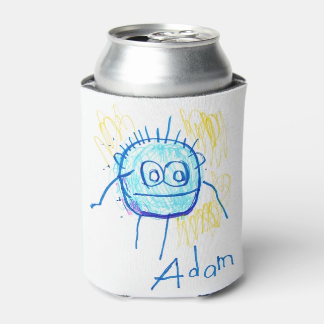 DIY KIDS ART - Geschenke für Vater - Beer Cosy Dosenkühler (Kanne Vorderseite)