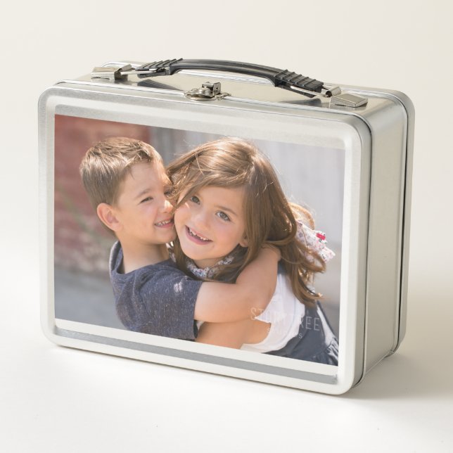 DIY kundenspezifischer FotoLunchbox Metall Brotdose (Vorderseite)