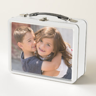 DIY kundenspezifischer FotoLunchbox Metall Brotdose
