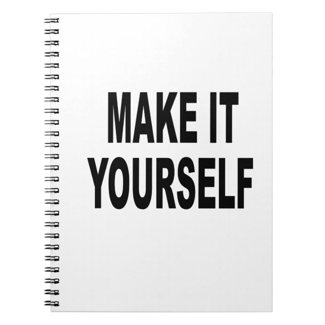 DIY machen es sich kundenspezifisches Tagebuch (Vorderseite)