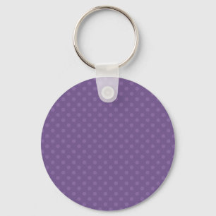 DIY machen lila Polka-Punkt-Hintergrund es sich Schlüsselanhänger