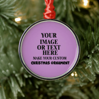 DIY macht Ihre eigenen Personalisierten Weihnachte Ornament Aus Metall