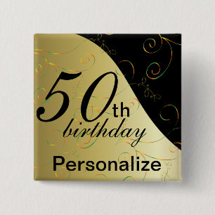 DIY Name u. Alters-Geburtstag Button