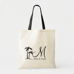 DIY Palm Tree Ziellogo Tragetasche