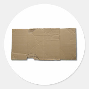 DIY-Pappschild Runder Aufkleber