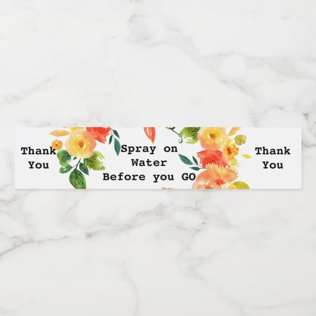 DIY Poo Spray Label (Einzelnes Label)