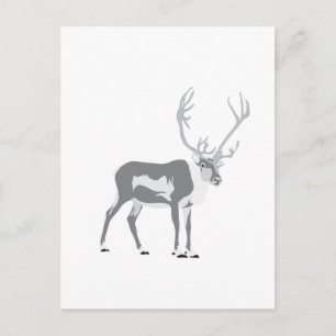 DIY Reindeer Postkarte