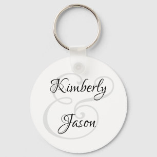 DIY Seinen und ihre Skriptnamen, Black & Gray Silv Schlüsselanhänger