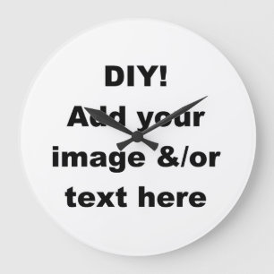 DIY stellen Ihre eigene Wohngestaltung-Wand-Uhr Große Wanduhr