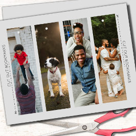 DIY-Template-Foto-Set von 4 Lesezeichen