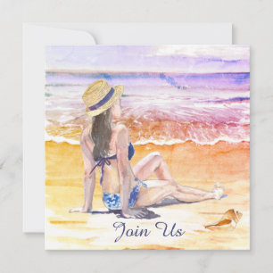*~* DIY Tropischer Strand AR29 Allgemein JEDES EVE Einladung