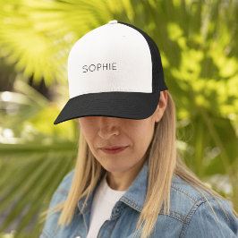DIY Trucker Hat | Benutzerdefinierter Text, Name, Truckerkappe