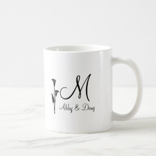 DIY Tulip Logo mit Monogramm Kaffeetasse