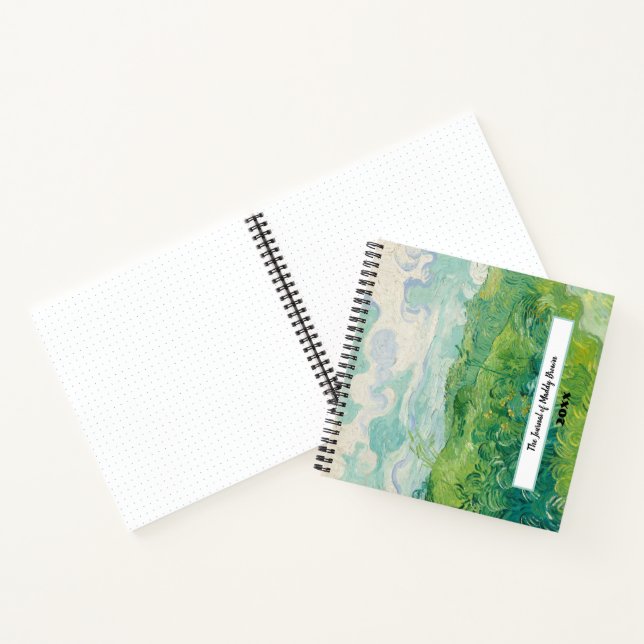 DIY Vincent van Gogh Links Kugel  Notizbuch (Innenseite)