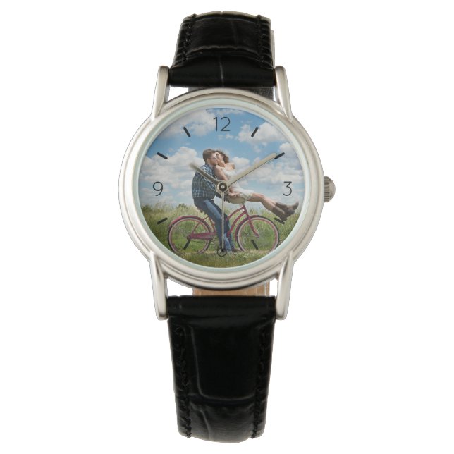DIY Watch | Benutzerdefiniertes Foto, Logo oder Bi Armbanduhr (Vorderseite)