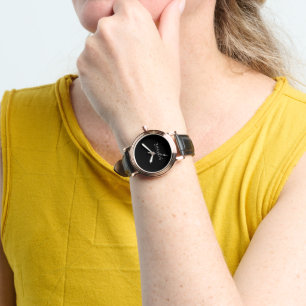 DIY Watch Individuelle Name, Farbe, Text Armbanduhr