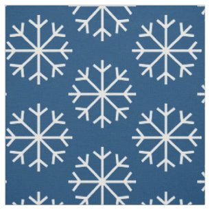 DIY-Weihnachtsdekoration Schneeflocken-Muster Stof Stoff