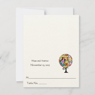 DIY You Score and Falten Zelt Hochzeit Platzkarten