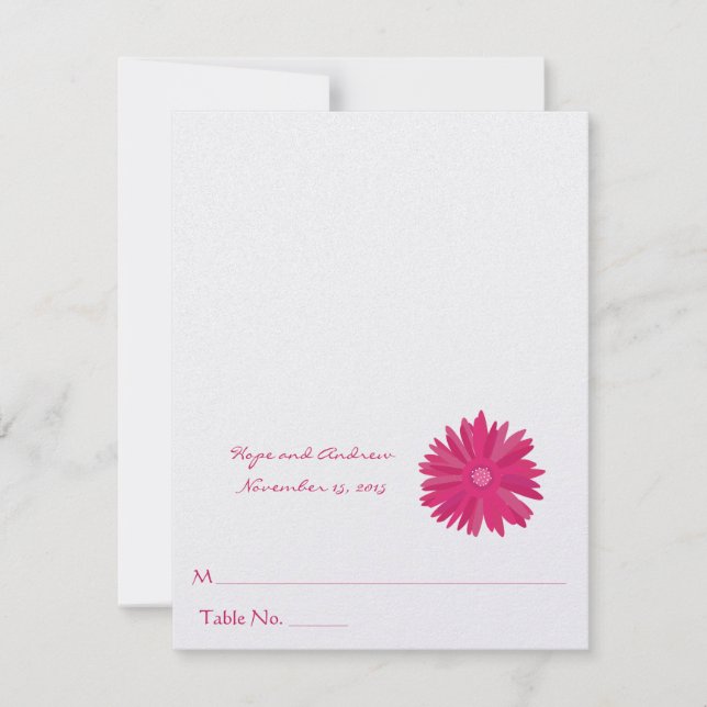 DIY You Score and Falten Zelt Hochzeit Platzkarten (Vorderseite)