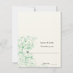 DIY You Score and Falten Zelt Hochzeit Platzkarten
