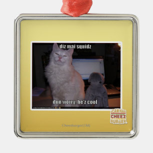 Diz mai squidz silbernes ornament