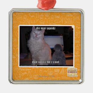 Diz mai squidz silbernes ornament