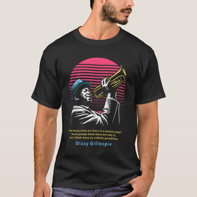 Dizzy Gillespie T-Shirt (Vorderseite)