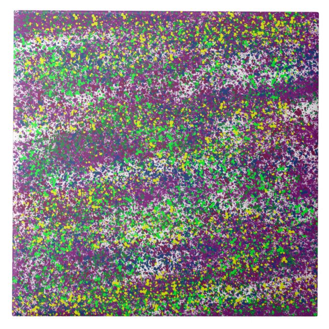 Dizzy Splatter Fliese (Vorderseite)