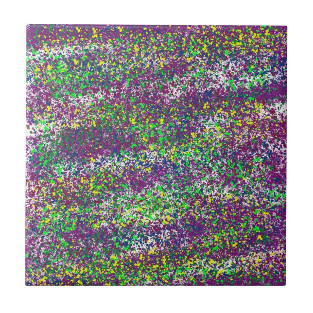 Dizzy Splatter Fliese (Vorderseite)