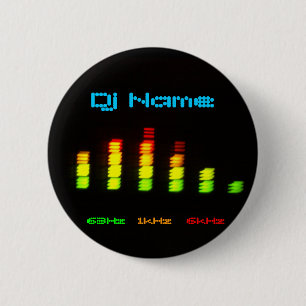 DJ addieren Ihr kundenspezifisches Button